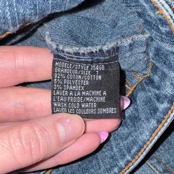 Vintage Y2K Santa Barbara Clothing Co Denim Lace Up Mini Skirt - Picture 5 of 6